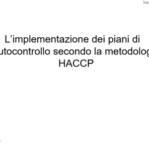 HACCP - SLIDE